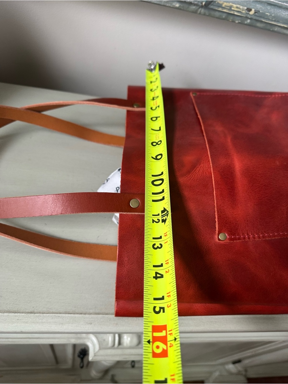 Portland leather tote bag never used - Picture 7 of 7